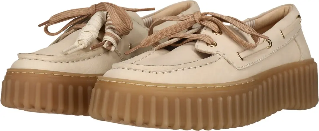 Clarks Torhill Boat Herrenschuhe - Beige - 35.5 - afbeelding 4 van 6