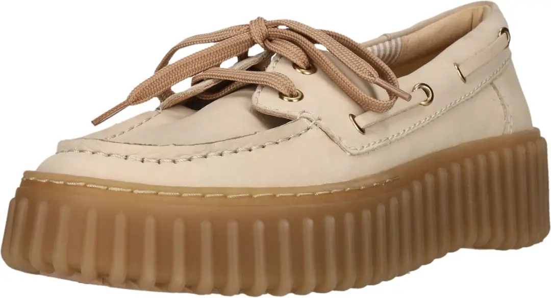 Clarks Torhill Boat Herrenschuhe - Beige - 35.5 - afbeelding 3 van 6