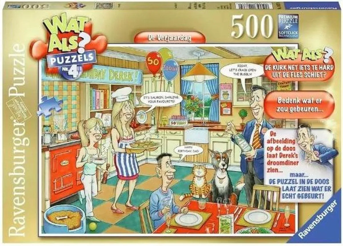Ravensburger Wat Als? 4 De Verjaardag Legpuzzel 500 Stuks