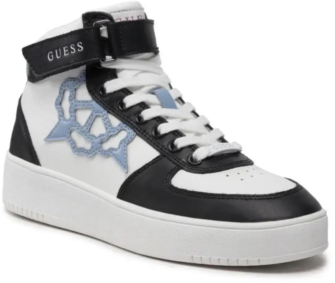 GUESS Vrouwen Sneakers VYVES Wit/Zwart, Maat 37 EU