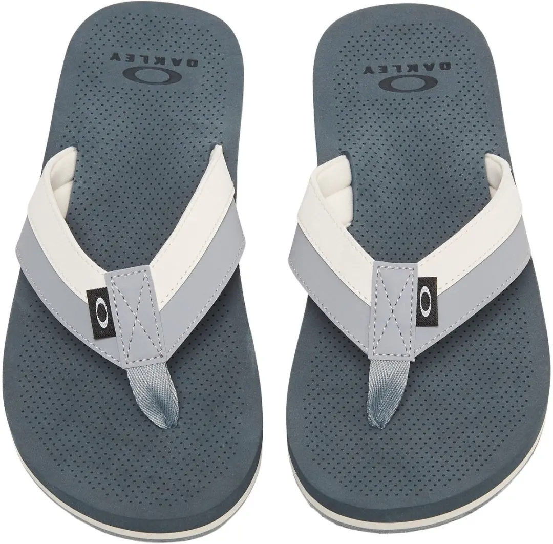 Oakley Burke Teenslipper 45 - Grijs/Wit/Blauw - afbeelding 3 van 6