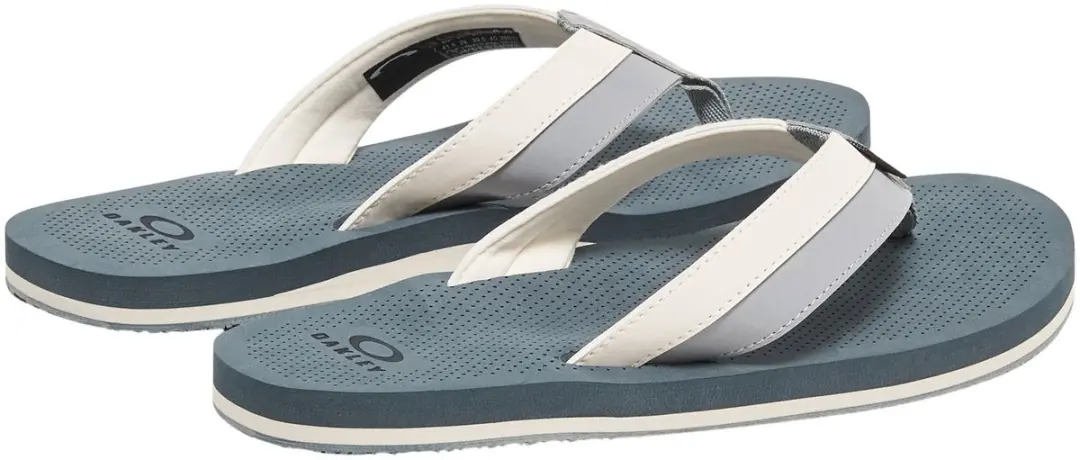 Oakley Burke Teenslipper 45 - Grijs/Wit/Blauw - afbeelding 6 van 6
