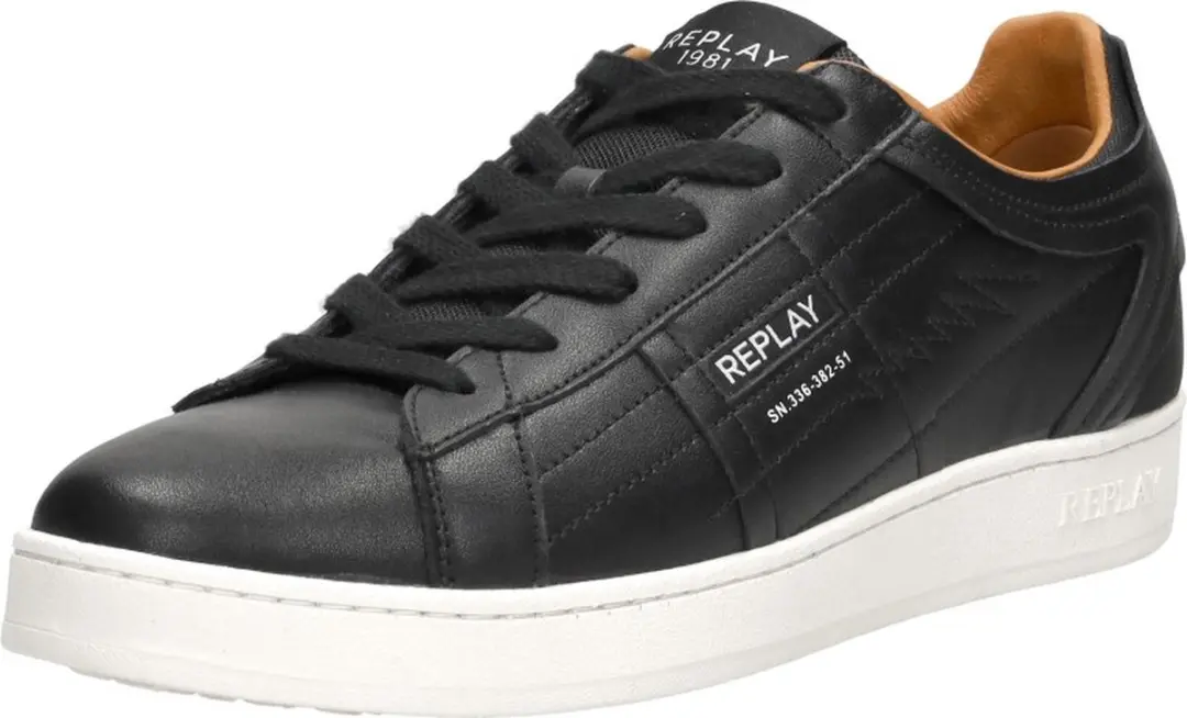Replay Smash Pro Lay Sneakers Laag - zwart - Maat 43 - afbeelding 4 van 6