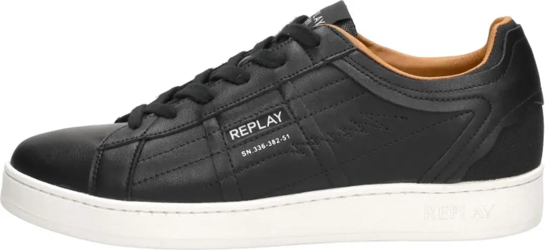 Replay Smash Pro Lay Sneakers Laag - zwart - Maat 43 - afbeelding 2 van 6