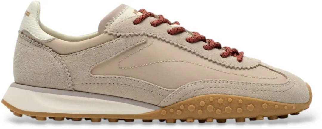 HOFF Beige Bridge Mkii leren sneakers