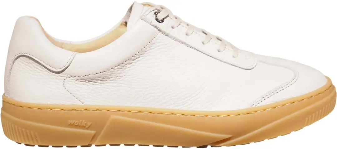 Wolky witte leren dames sneakers