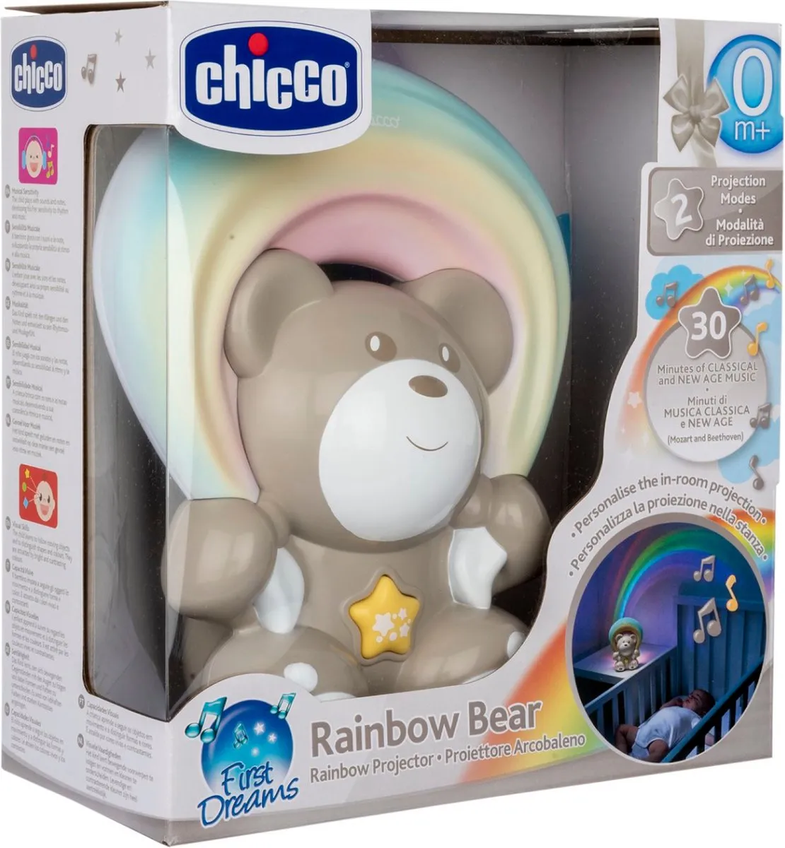Chicco Rainbow Bear Neutral - Beige