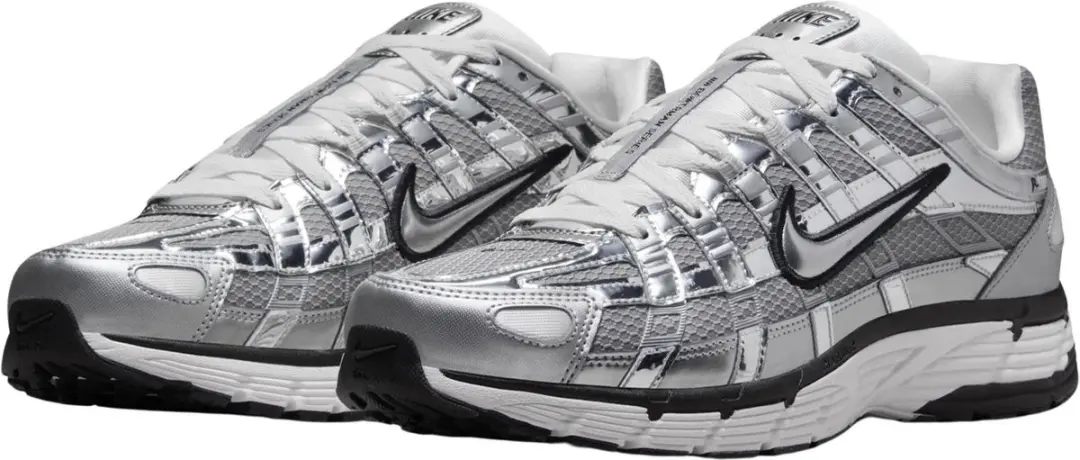 Nike P-6000 Sneakers Heren - 42.5 - Zilver/Zwart - afbeelding 3 van 6