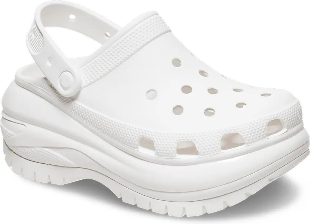 Crocs Classic Mega Crush Clogs 39/40 - Wit
