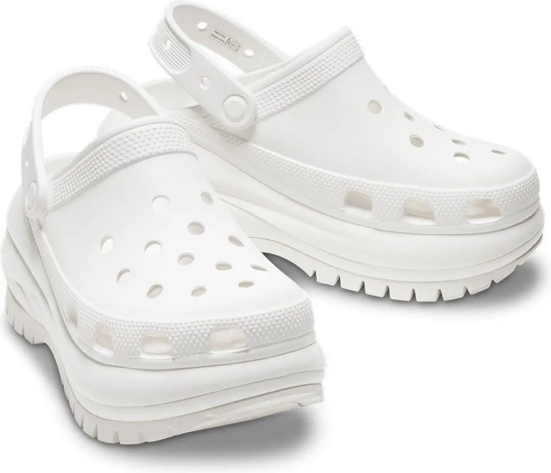 Crocs Classic Mega Crush Clogs 39/40 - Wit