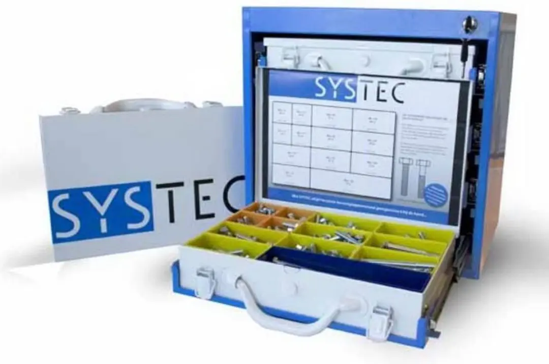 SYSTEC Assortimentskoffer Zelfborgende Plaatschroeven 2040-delig - Verzinkt - DIN 7504N/P