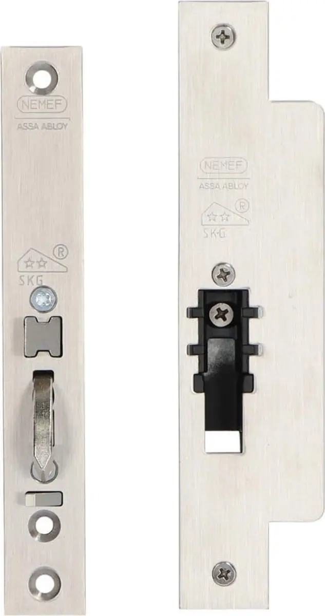 Nemef Veiligheidsslot 4100 Plus PC55 - 50mm Doorn - Zwart - afbeelding 5 van 6