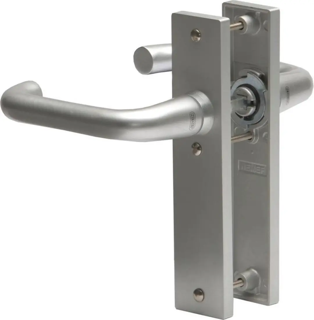 Nemef Kruk Schild 3252 Blind F1 DIN Links & Rechts - Aluminium - afbeelding 4 van 4