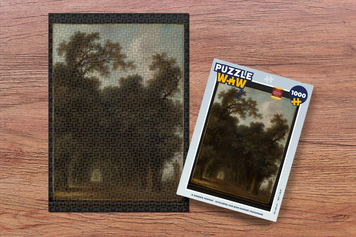 PuzzleWow Legpuzzel A Shaded Avenue 1000 Stuks - Multicolor
