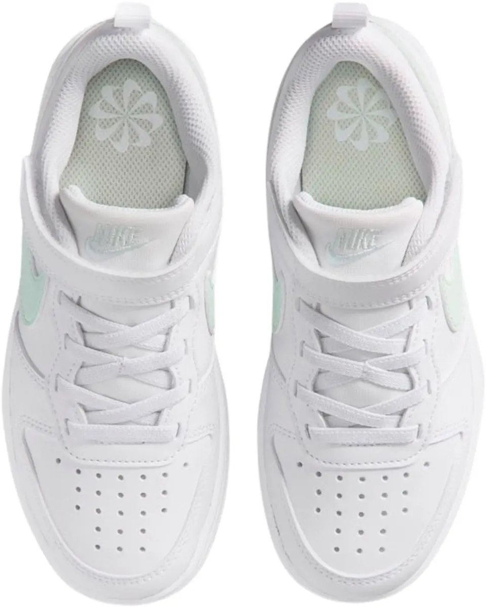 Nike Court Borough Low Recraft (PS) Sneakers Junior - 28 - Wit/Lichtblauw - afbeelding 2 van 6