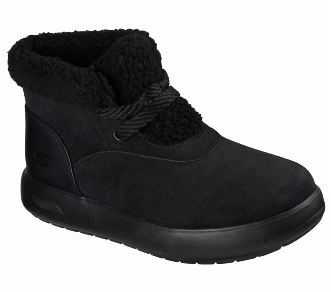 SKECHERS GO WALK HORIZON BOOT LANA 144722-BBK, 144722-BBK, Female, Black Skecher