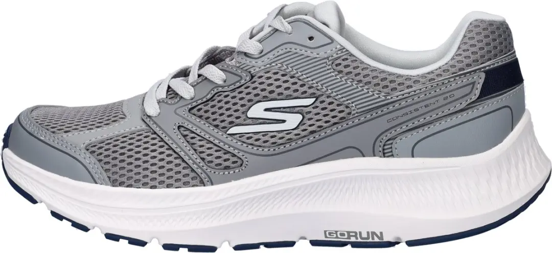 Skechers Go Run Consistent 2.0 Heren Sneaker - Lichtgrijs - afbeelding 5 van 6