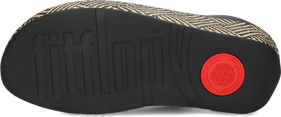 FitFlop Lulu Lux Cross Slide Slippers 41 - Zwart - afbeelding 4 van 6