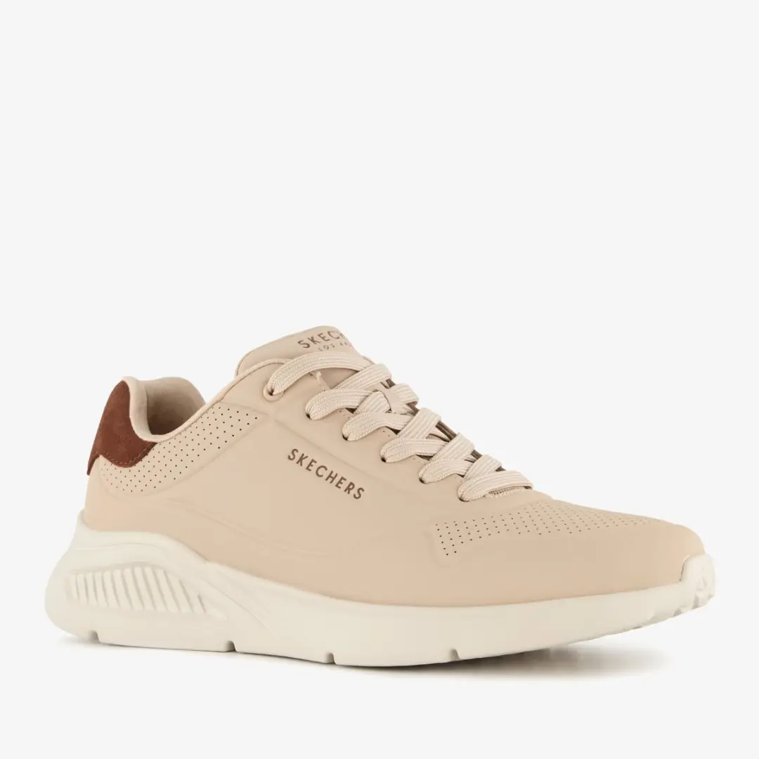 Skechers Uno Lite heren sneakers beige