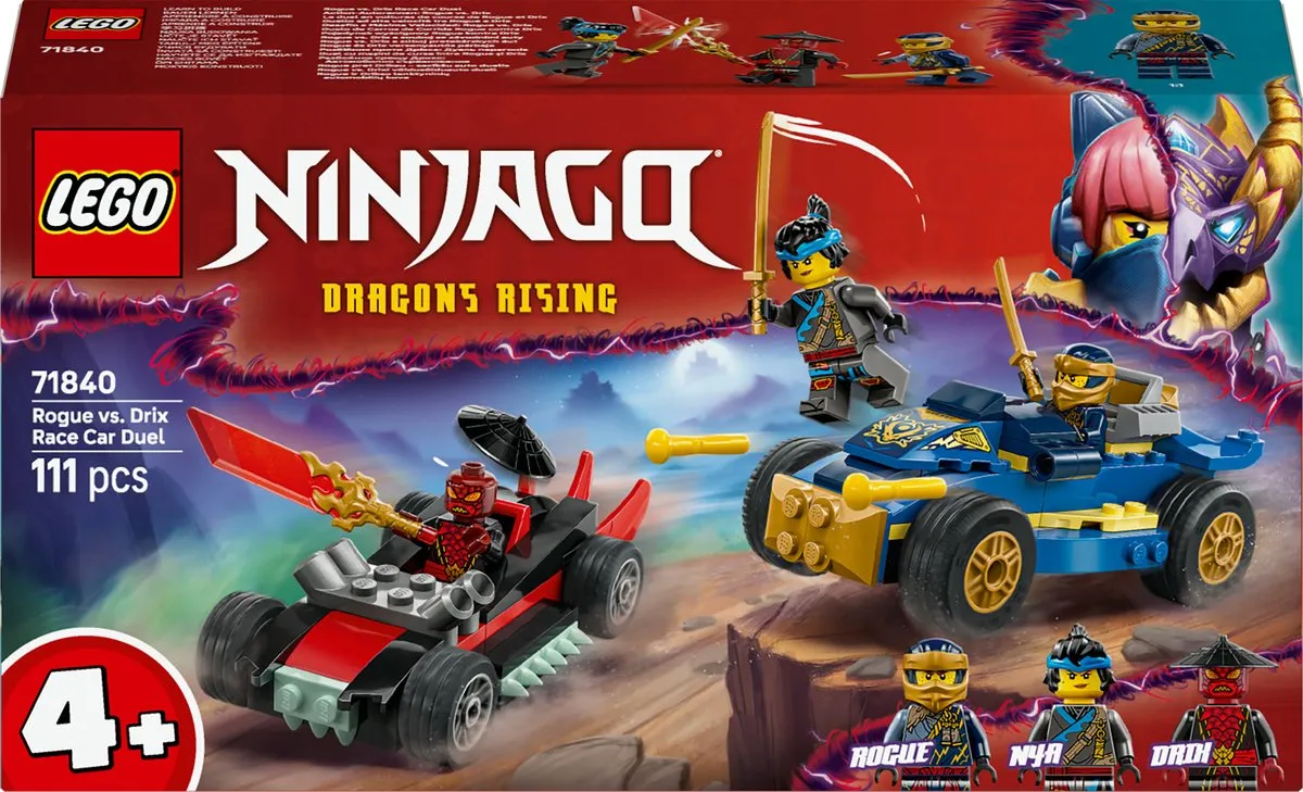 LEGO Ninjago Rogue vs. Drix Racewagenduel 71840