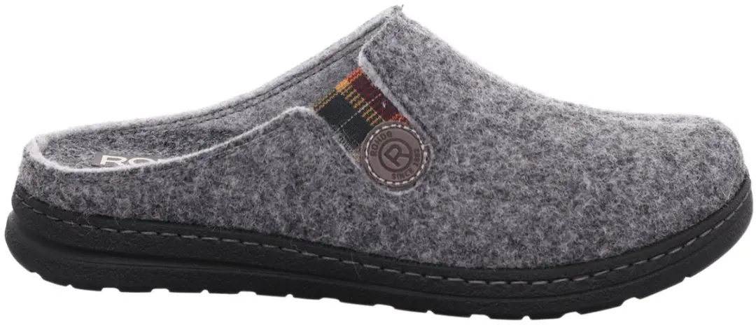 Rohde Heren Pantoffel 7142-84 - Grijs - Maat 42 - afbeelding 6 van 6