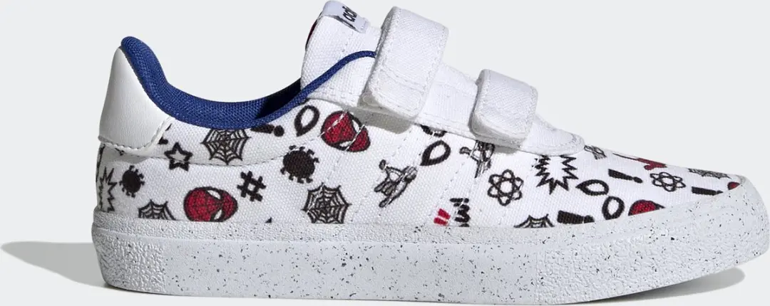 adidas Sportswear adidas x Marvel VULCRAID3R Spider-Man Schoenen met Klittenband