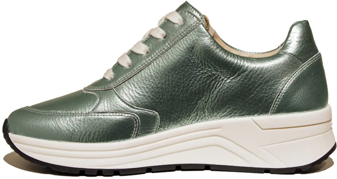 Solidus 46023 Dames Sneakers - Groen Metallic - Maat 41