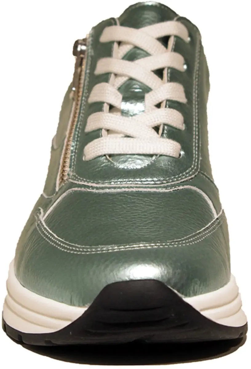 Solidus 46023 Dames Sneakers - Groen Metallic - Maat 41