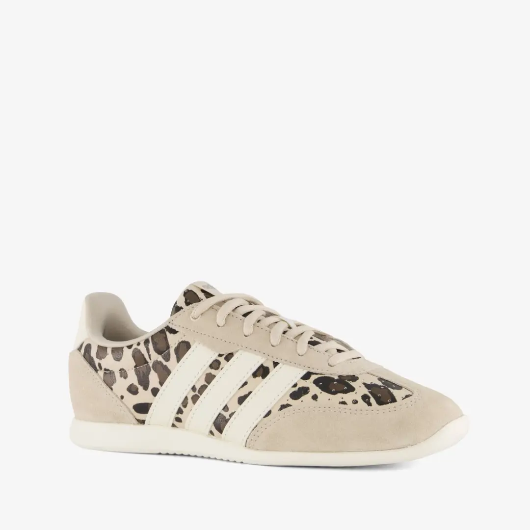 Adidas Barreda Lo suède dames sneakers met panterprint beige