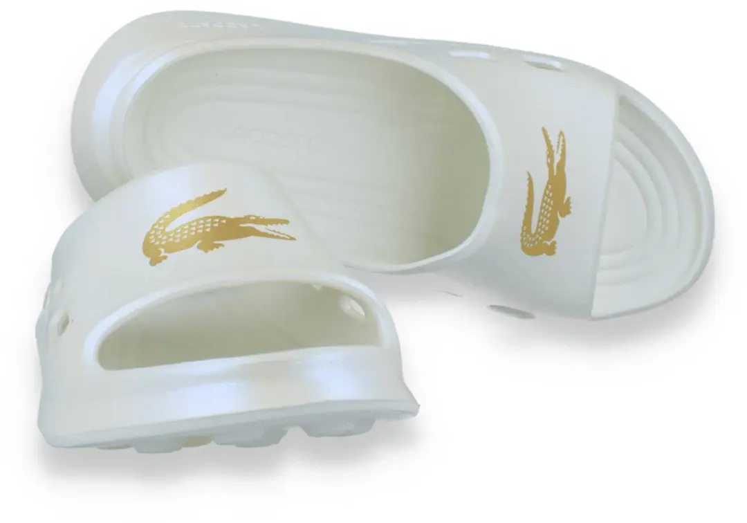 Lacoste Dames Badslipper Meduz Slide Off White