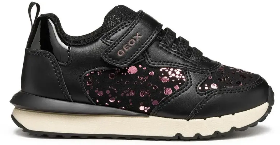 GEOX J46GZB_0BCBL Dames Sneakers - 32 - Noir/Purple - afbeelding 3 van 6