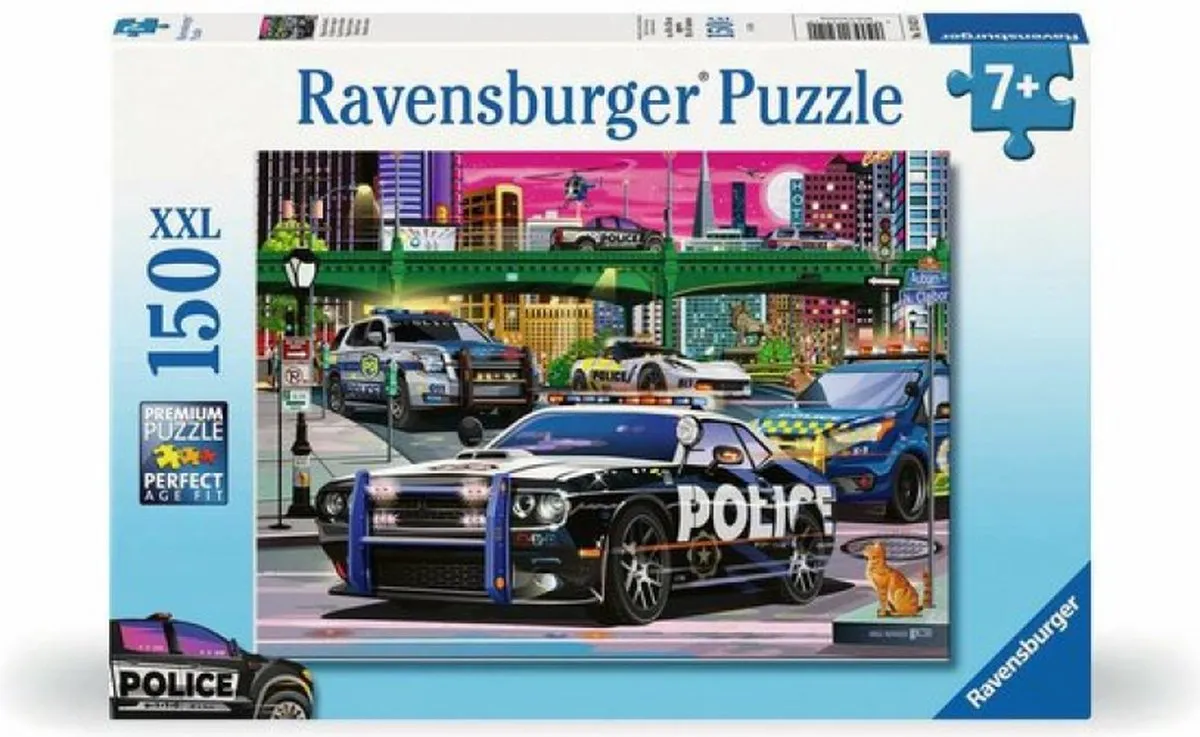 Ravensburger Police on Patrol Legpuzzel 150 XXL Stukjes - Multicolor