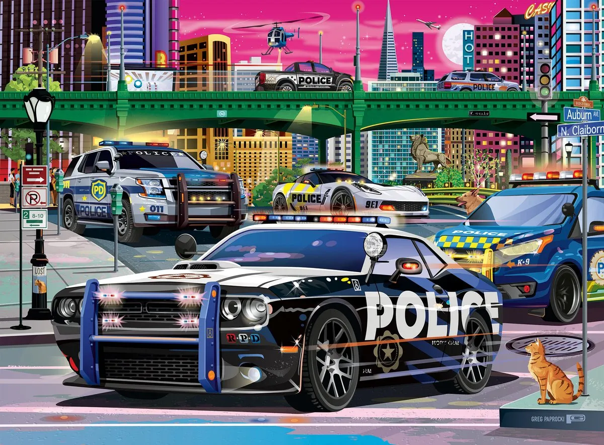Ravensburger Police on Patrol Legpuzzel 150 XXL Stukjes - Multicolor