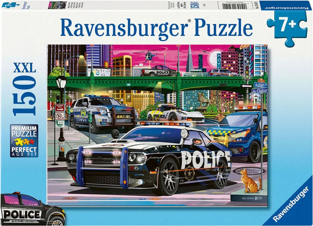 Ravensburger Police on Patrol Legpuzzel 150 XXL Stukjes - Multicolor
