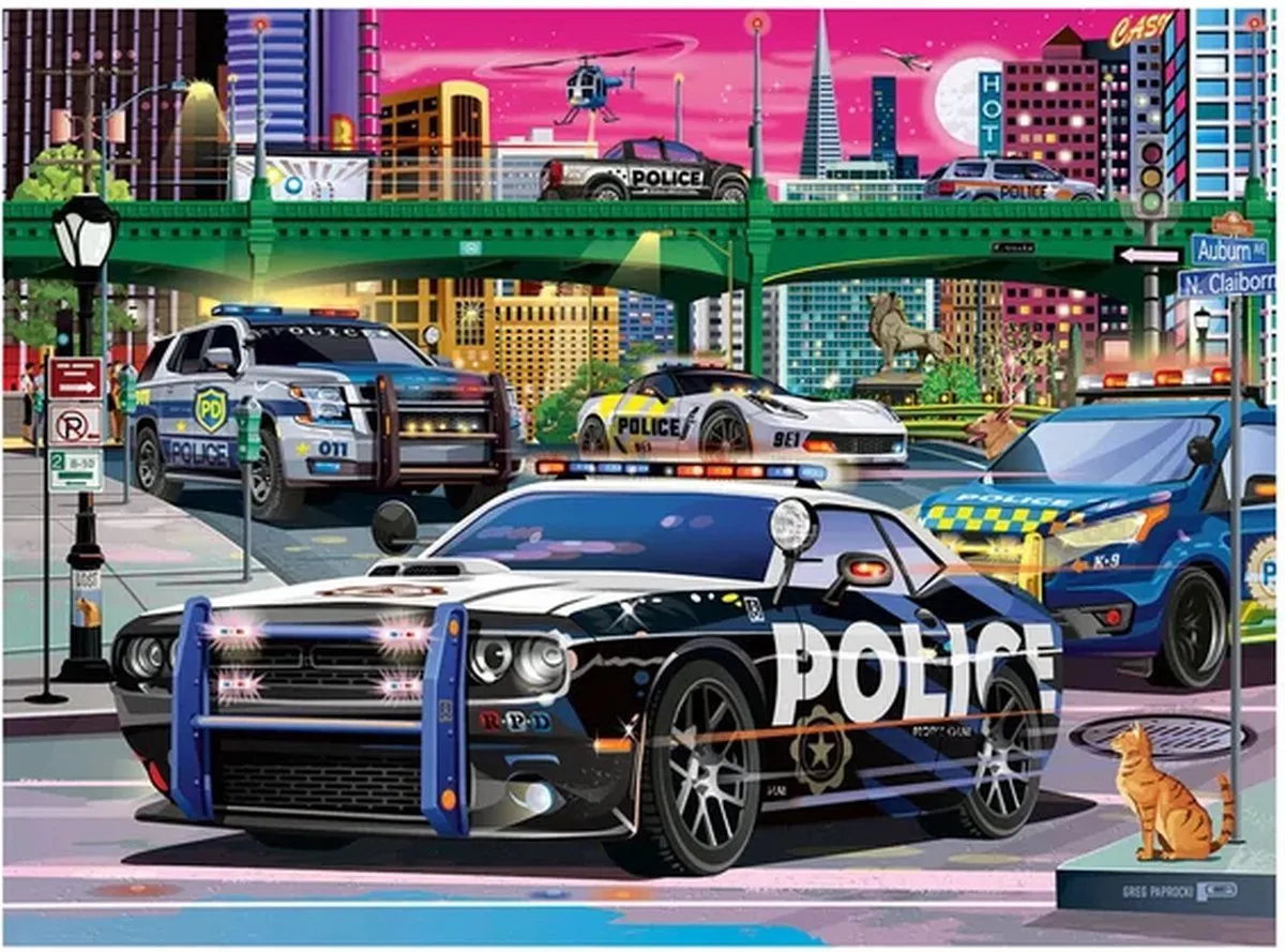 Ravensburger Police on Patrol Legpuzzel 150 XXL Stukjes - Multicolor