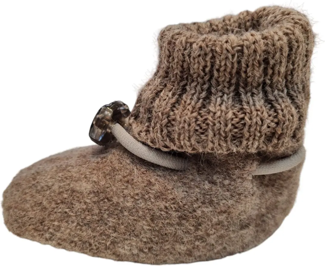 Bergstein Cozy Baby Sloffen - Beige