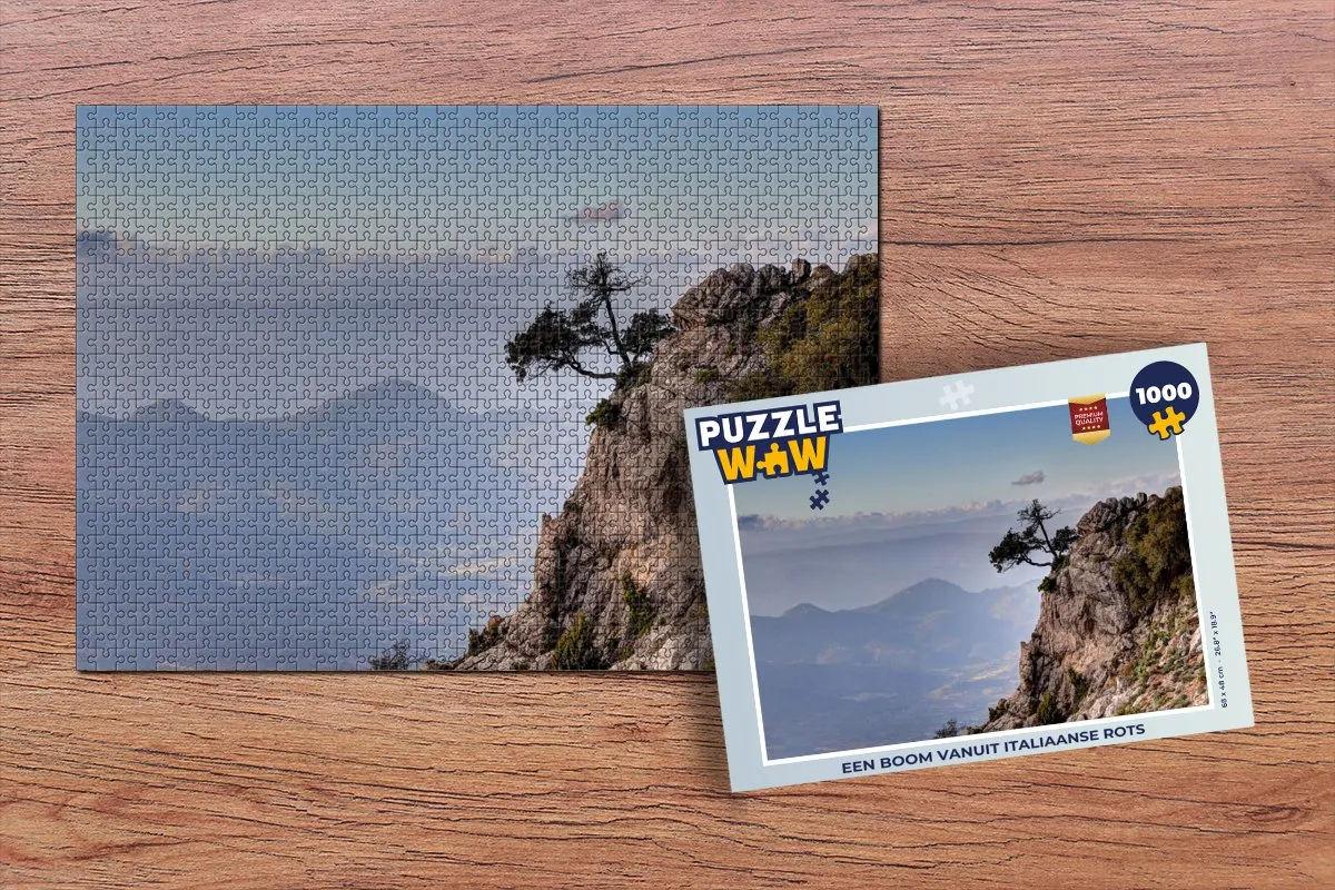 PuzzleWow Legpuzzel Boom Italië 1000 Stuks - Multicolor