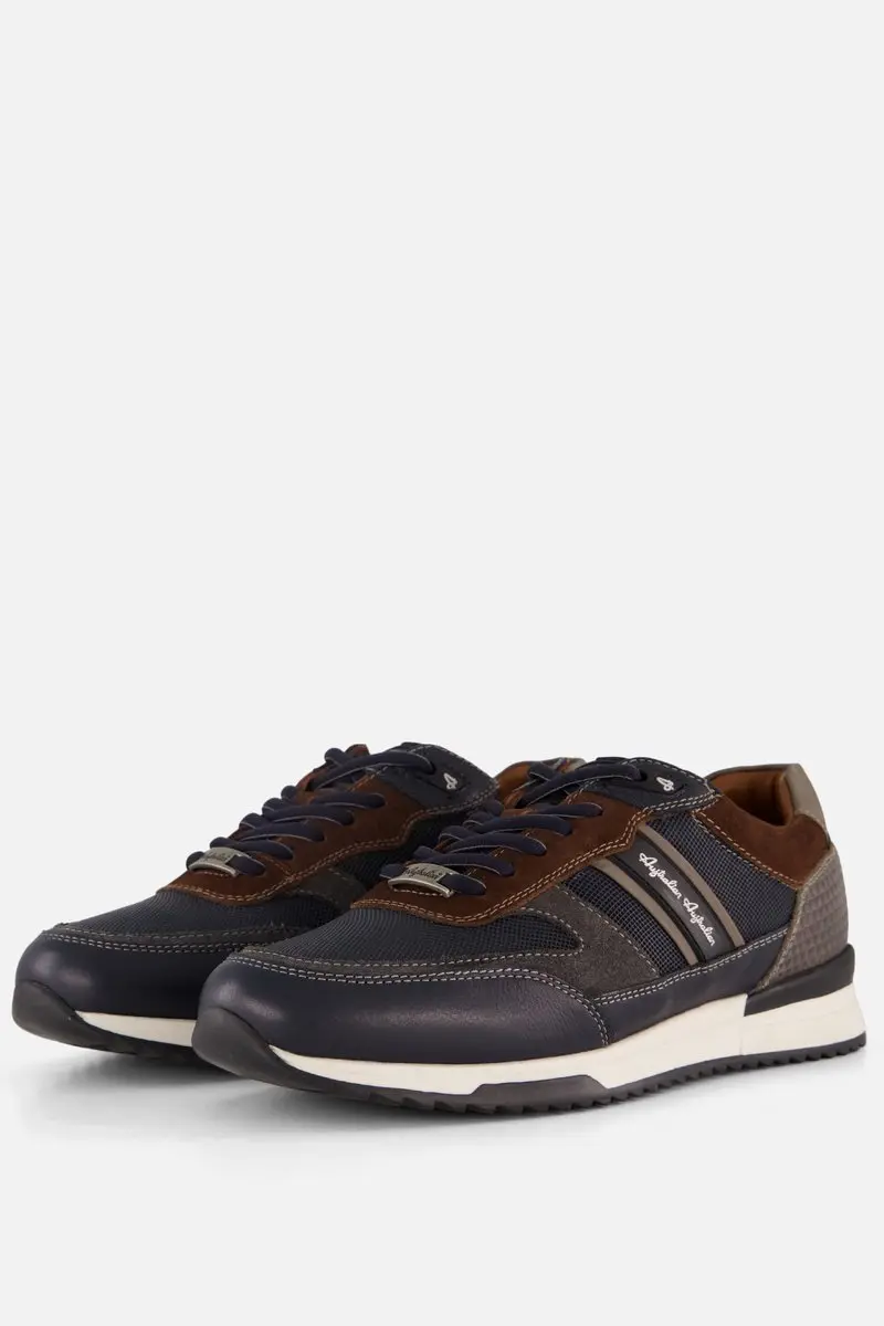 Australian Filmon Sneakers blauw Leer
