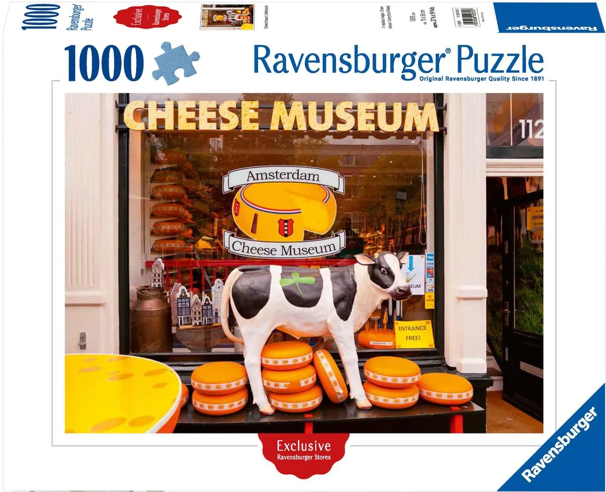 Ravensburger Amsterdam Cheese Museum Legpuzzel 1000 Stuks