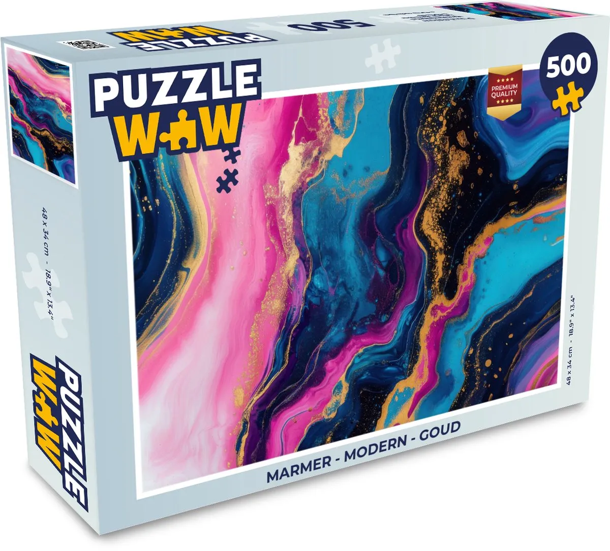 PuzzleWow Marmer Modern Legpuzzel 500 Stuks