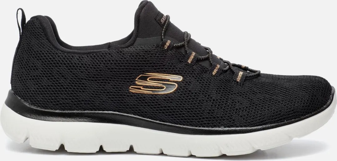 Skechers Skechers Summit Leopard Spot Sneakers zwart