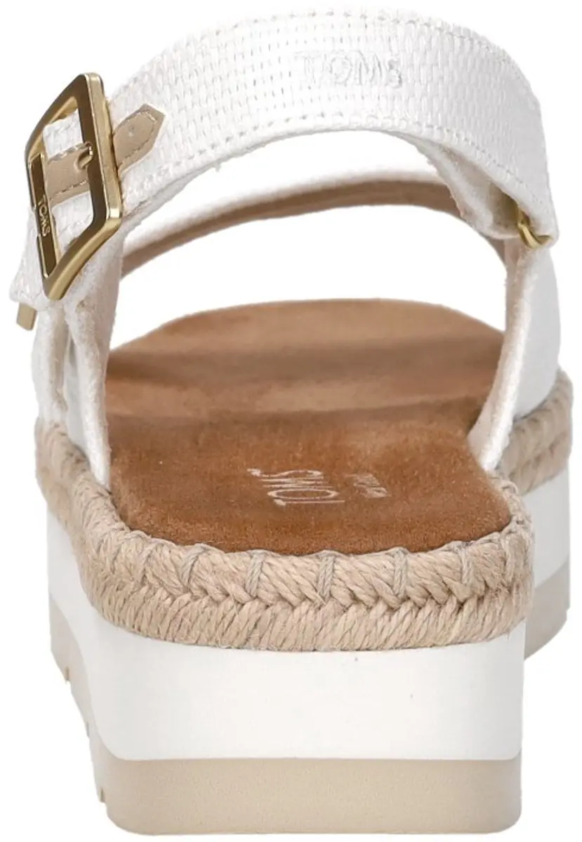 TOMS Giana Sandalen Plat - wit - Maat 41 - afbeelding 6 van 6
