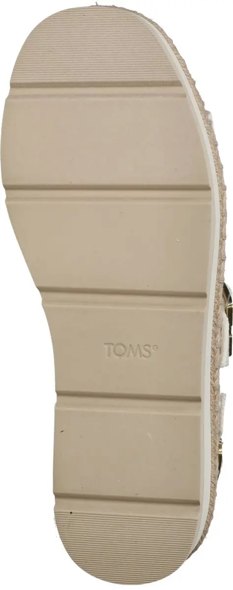 TOMS Giana Sandalen Plat - wit - Maat 41 - afbeelding 5 van 6