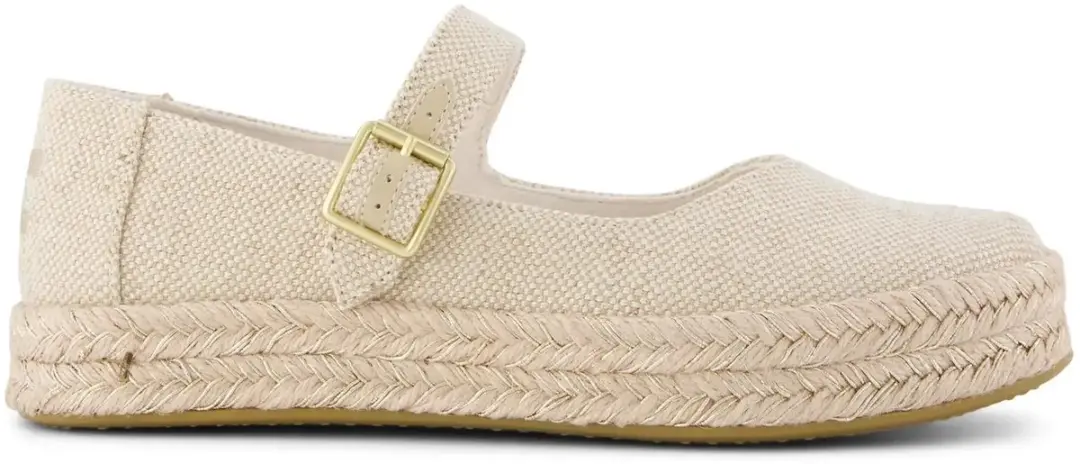 TOMS Carolina Mary Jane Dames Espadrilles - Goud - afbeelding 2 van 2
