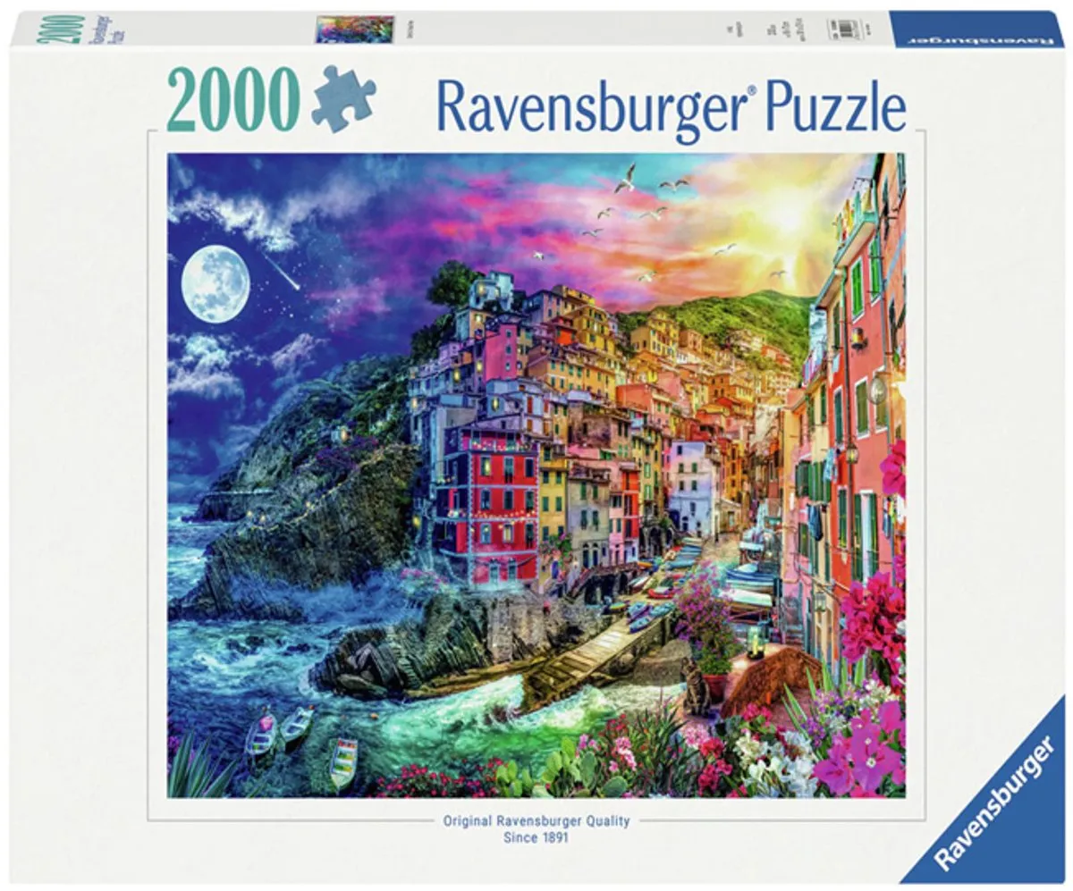 Ravensburger Cinque Terre Puzzel 2000 Stuks - Multicolor