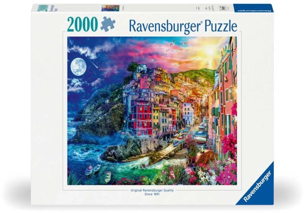 Ravensburger Cinque Terre Puzzel 2000 Stuks - Multicolor