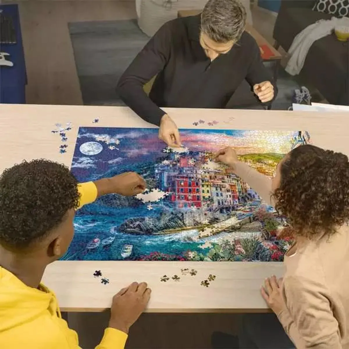 Ravensburger Cinque Terre Puzzel 2000 Stuks - Multicolor