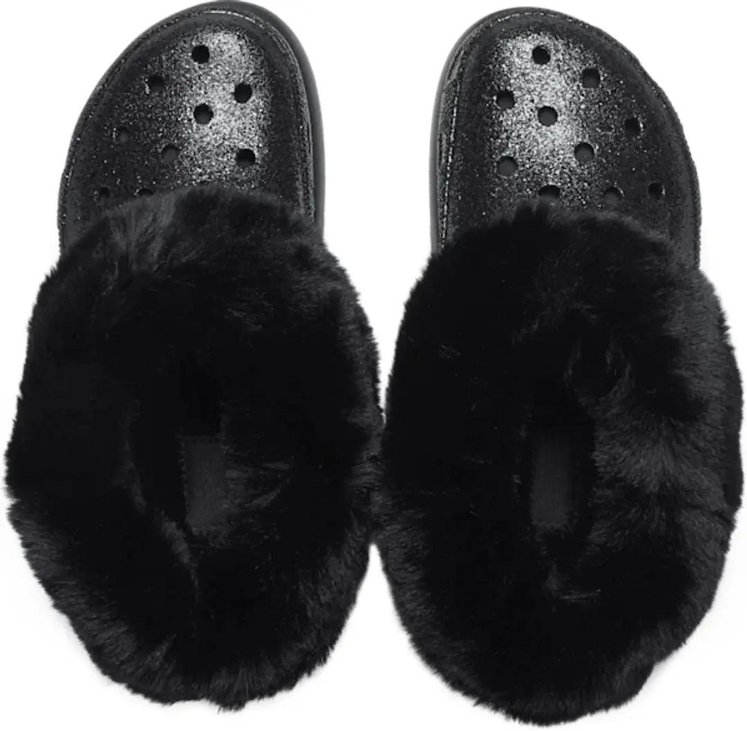 Crocs Furever Crush Glitter Black Maat 43/44 M10/W12