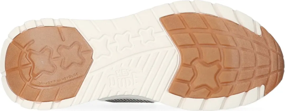 HEYDUDE Sirocco Heren Sneakers - Wit - Maat 40