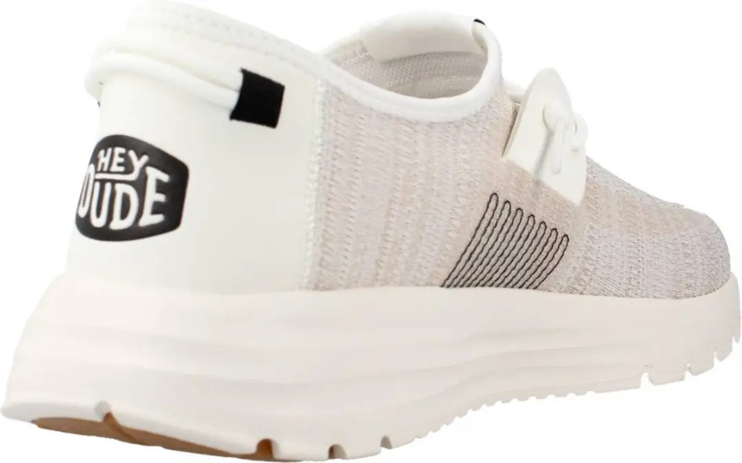 HEYDUDE Sirocco Heren Sneakers - Wit - Maat 40